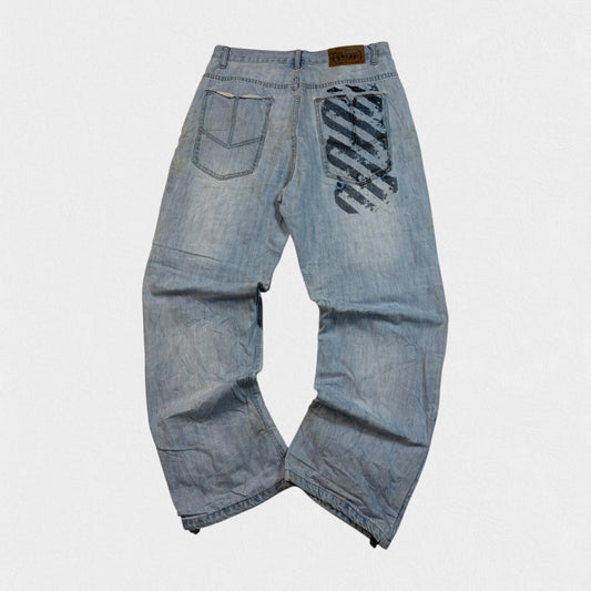 Vintage Y2K baggy hip hop jeans (W34)