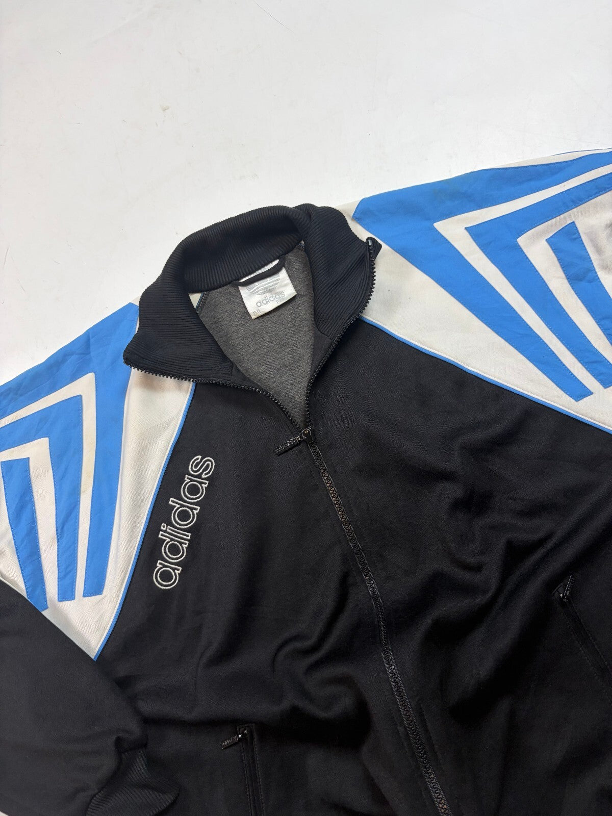 Vintage 90s adidas originals abstract track top (M)