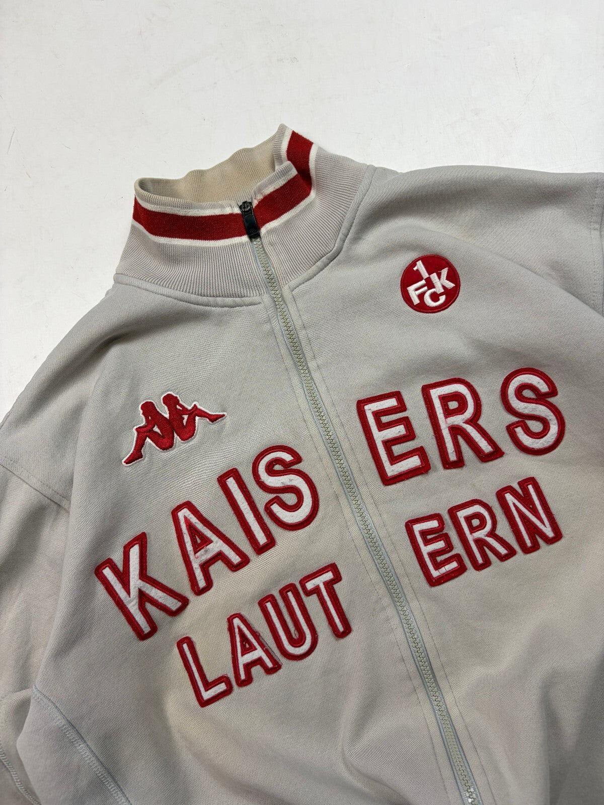 Vintage 2000s Kaiserslautern Kappa football track top (XXL)