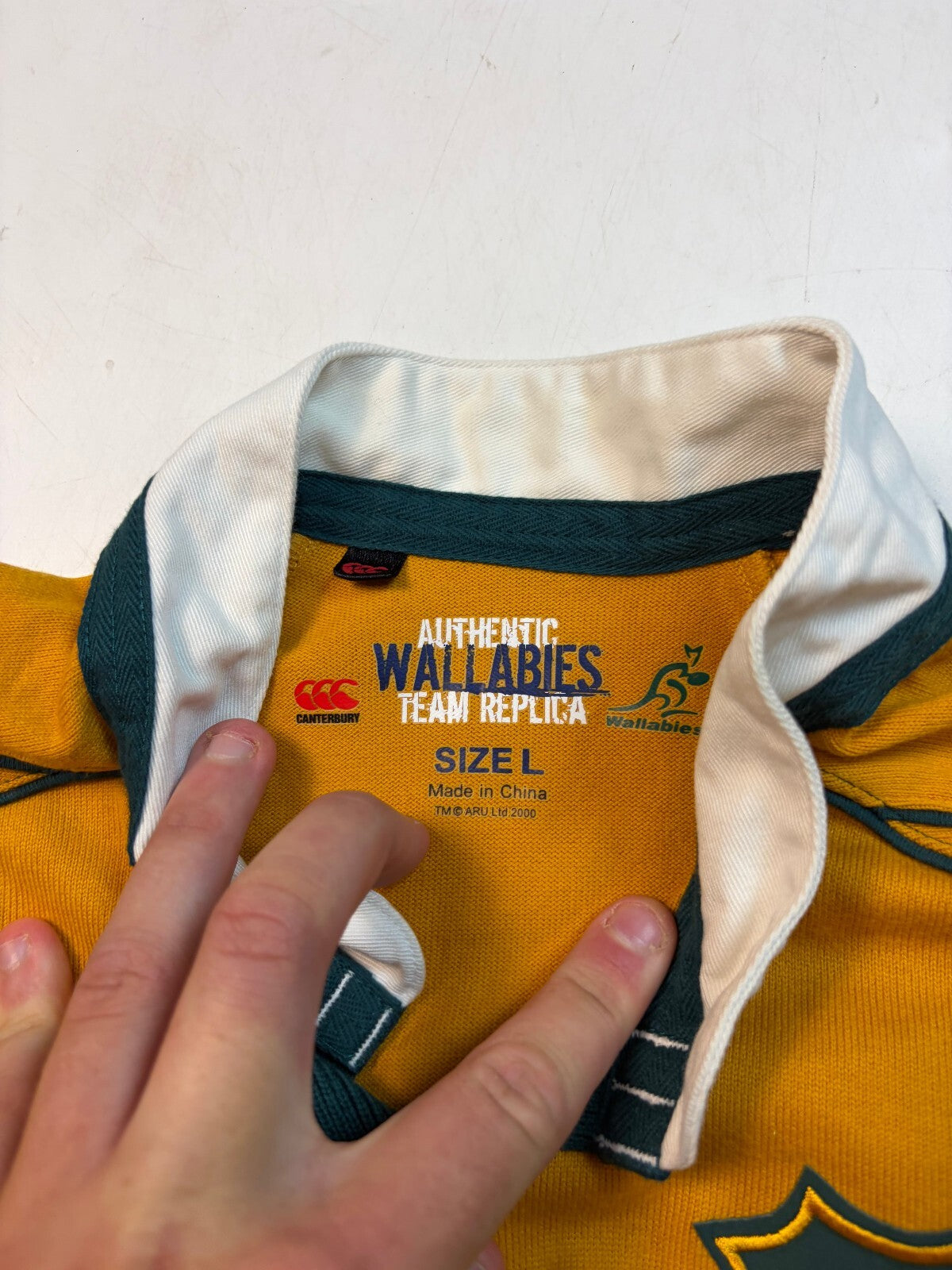 Vintage Australia 2007-09 Canterbury rugby union shirt (L)
