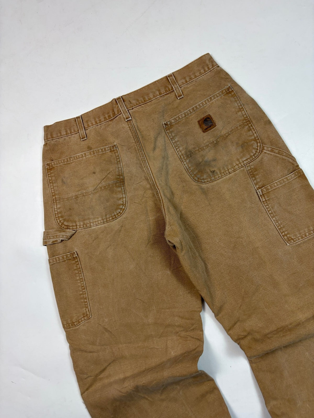 Vintage Carhartt fleece lined baggy carpenter pants (W34)