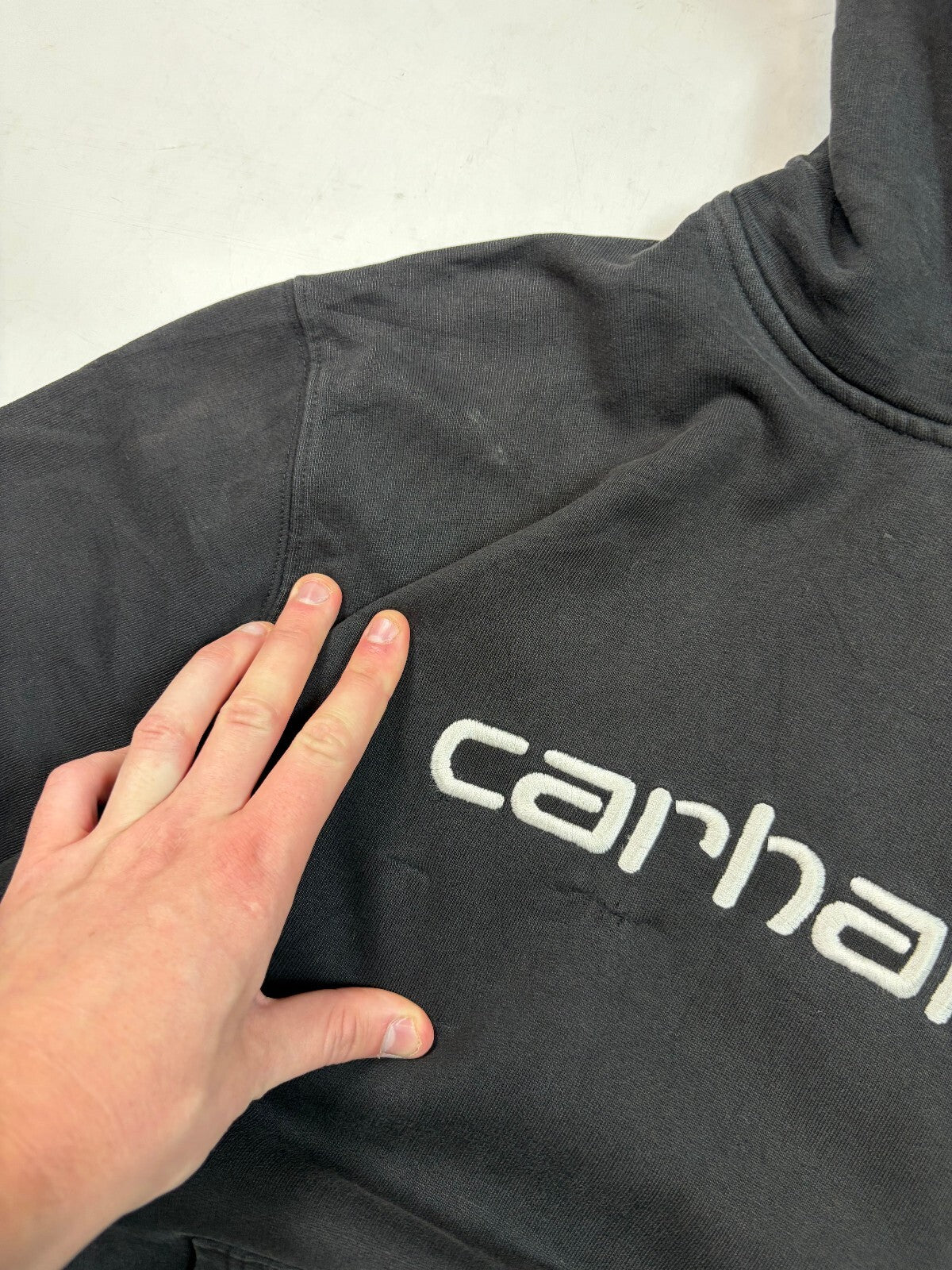 Carhartt WIP spell out hoodie (L)