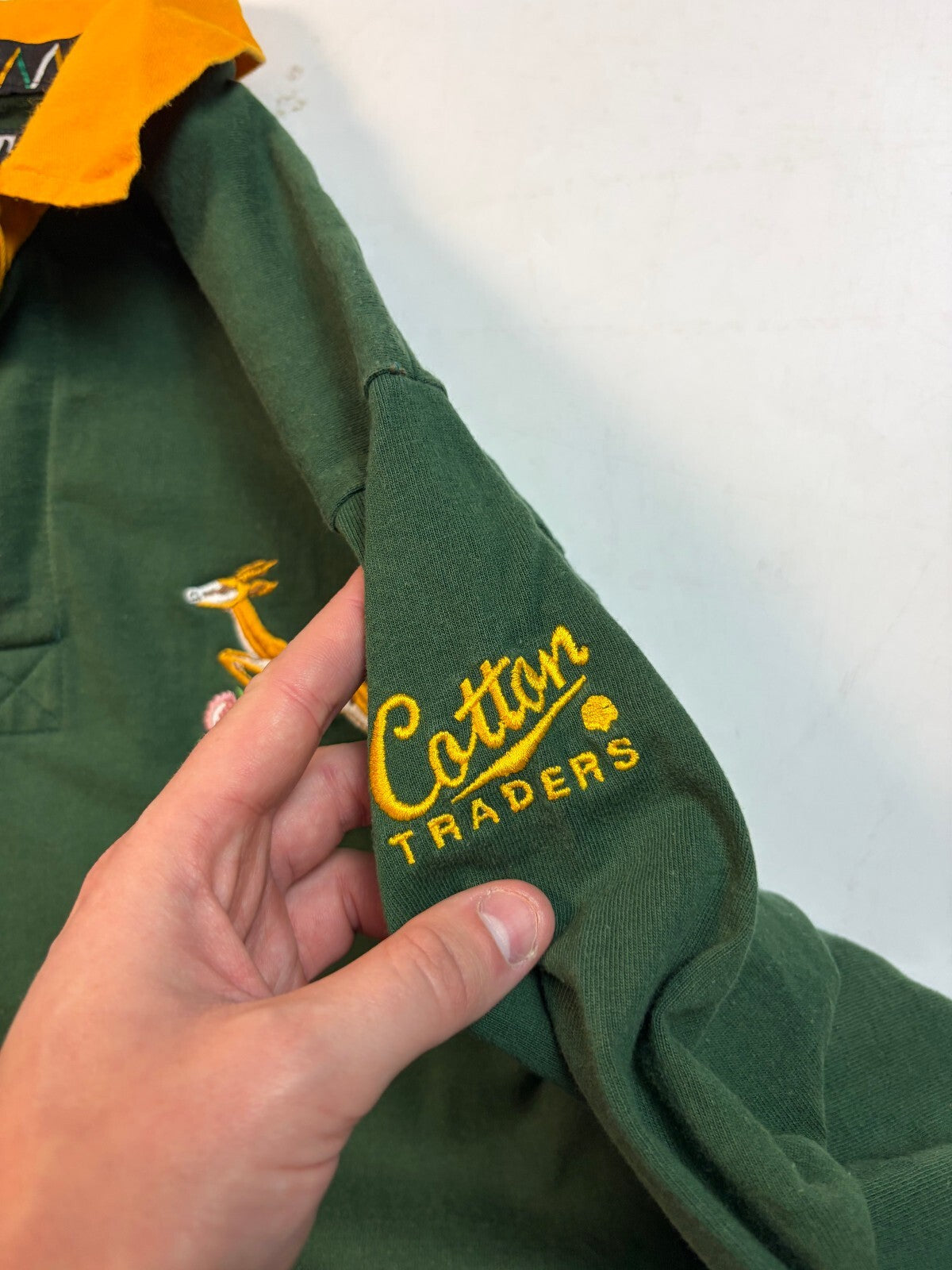 Vintage South Africa 1995 world cup Cotton Traders rugby shirt (L)