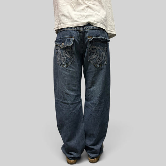 Vintage Y2K MEK baggy hip hop jeans (W34)