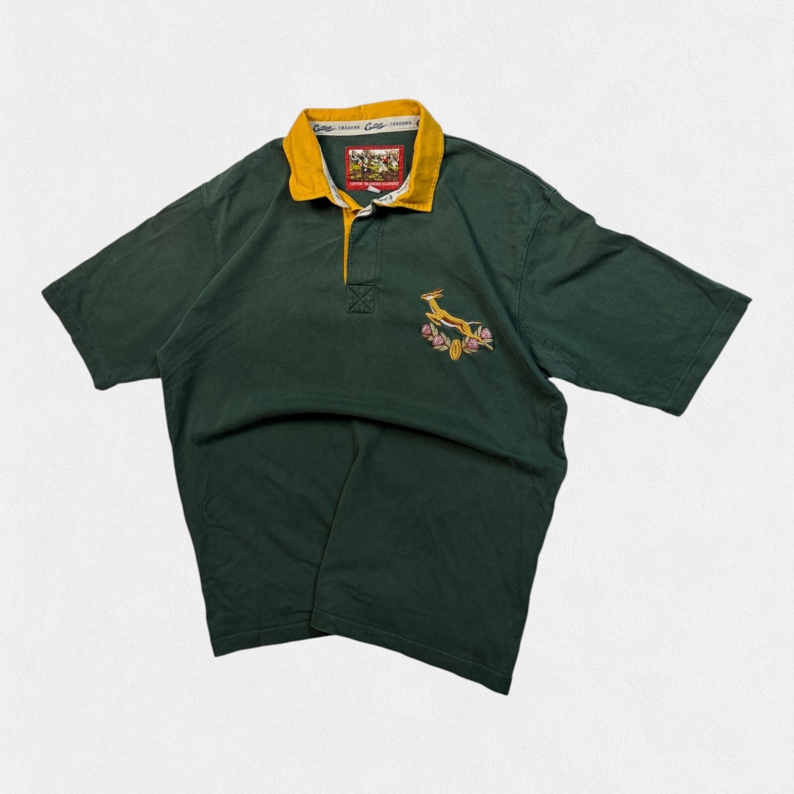 Vintage 90s South Africa Cotton Traders rugby union shirt (L)