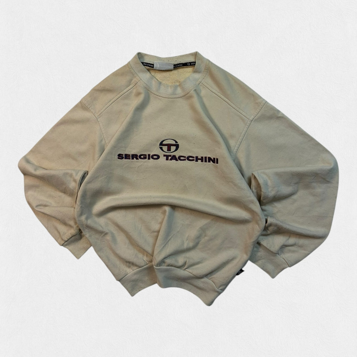 Vintage Sergio Tacchini spell out sweatshirt (S)