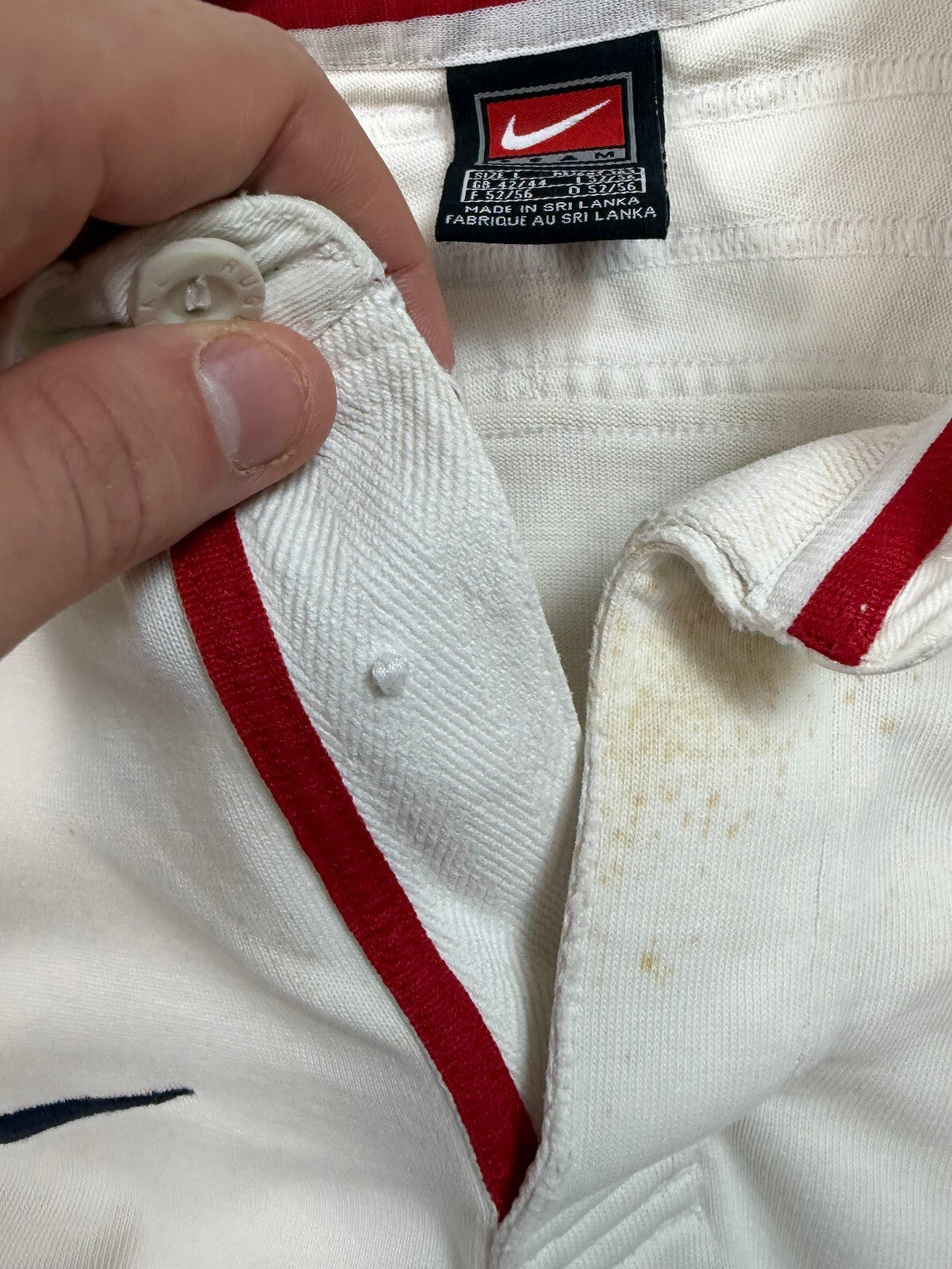 Vintage England 1999-01 Nike rugby union shirt (L)