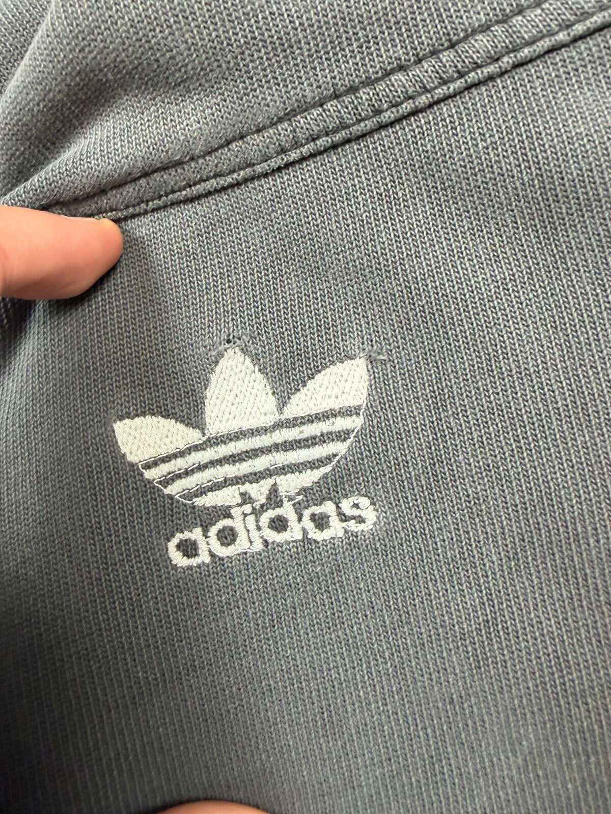 Vintage 90s adidas originals striped rugby polo (L)
