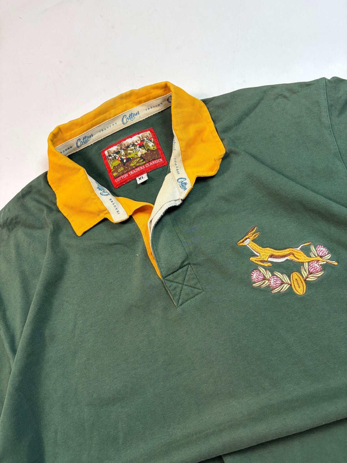 Vintage 90s South Africa Cotton Traders rugby shirt (XL)