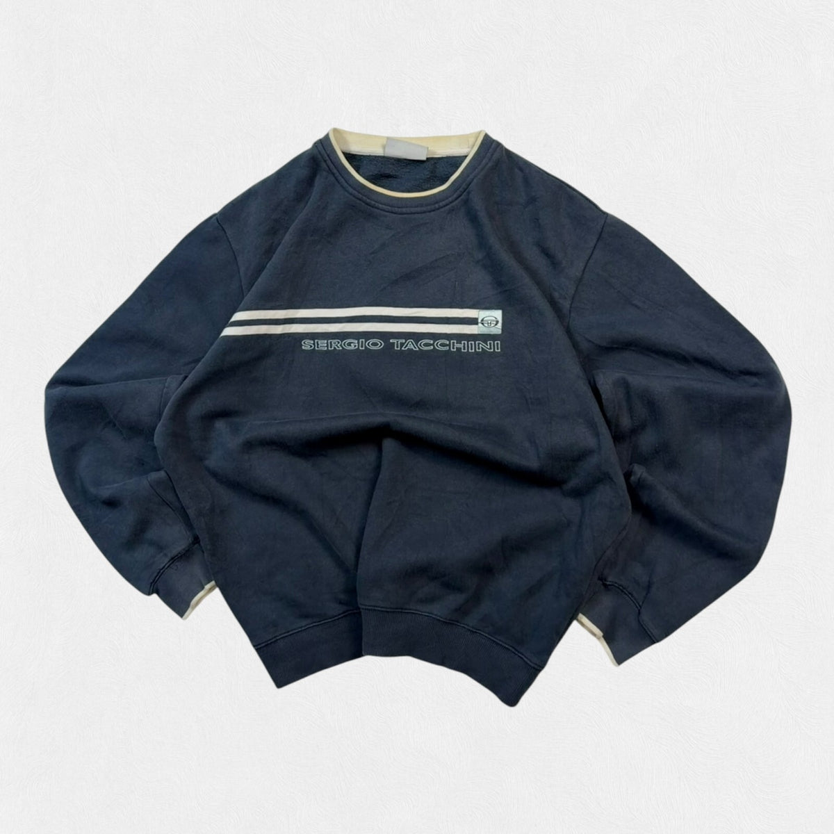 Vintage Sergio Tacchini spell out sweatshirt (L)