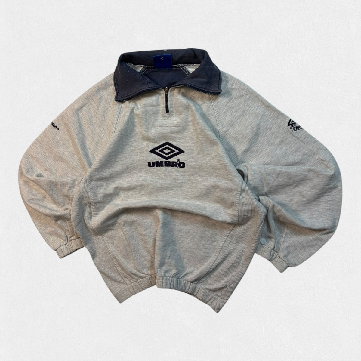 Vintage 90s Umbro pro training quarter zip sweatshirt (XL)
