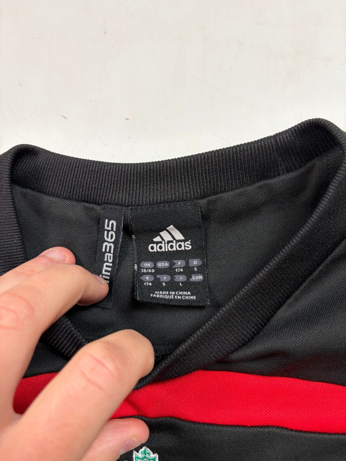 Vintage Liverpool 2007/08 Adidas football sweatshirt (S)
