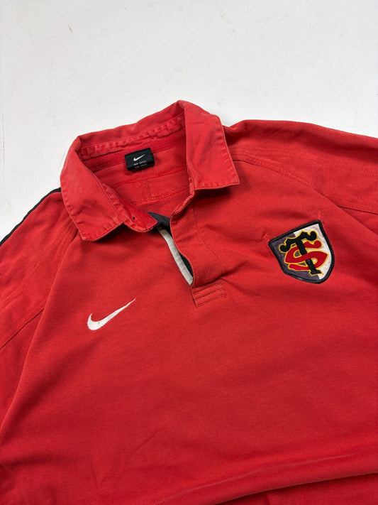 Vintage Stade Toulousain 1999/00 Nike training rugby shirt (L)