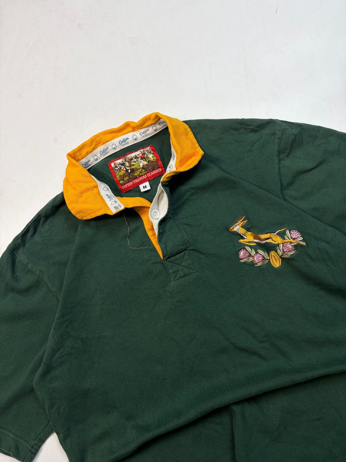 Vintage 90s South Africa Cotton Traders rugby union shirt (M)