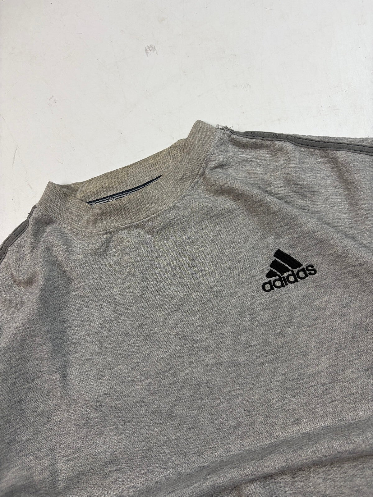 Vintage 90s adidas side stripe sweatshirt (L)