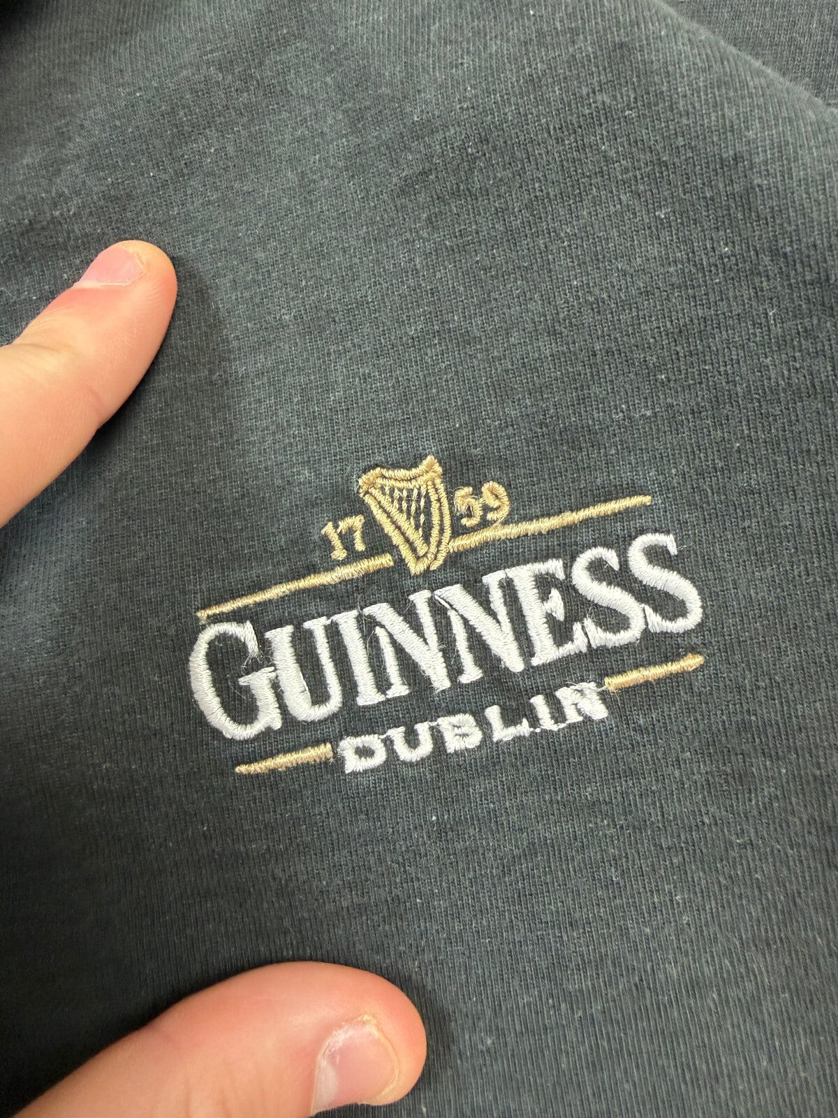 Vintage Guinness beer rugby polo shirt (XXL)