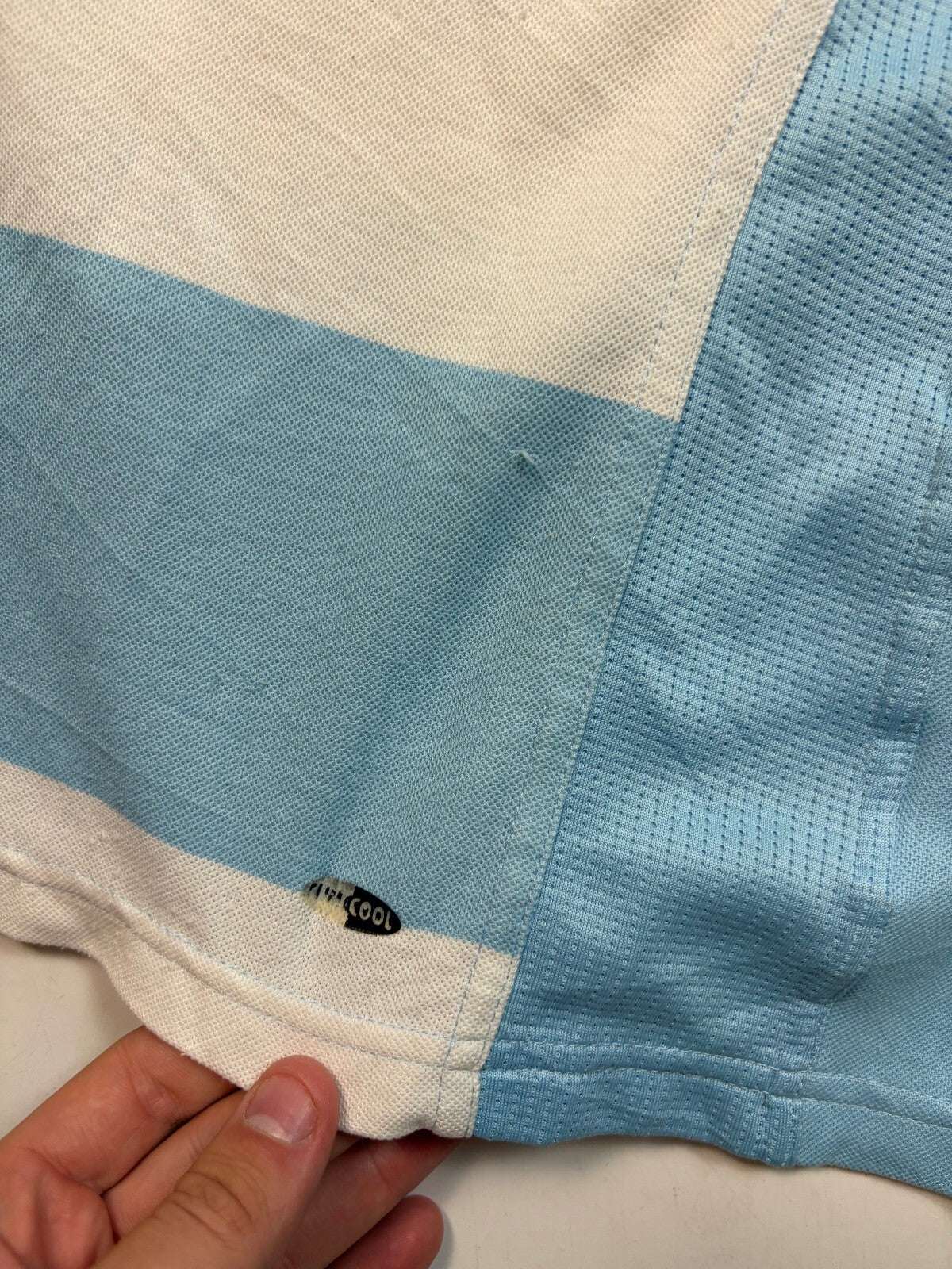 Vintage Argentina 2007/08 Adidas rugby union shirt (L)