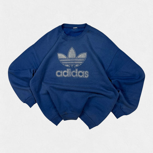 Vintage 90s Adidas originals centre logo sweatshirt (L)