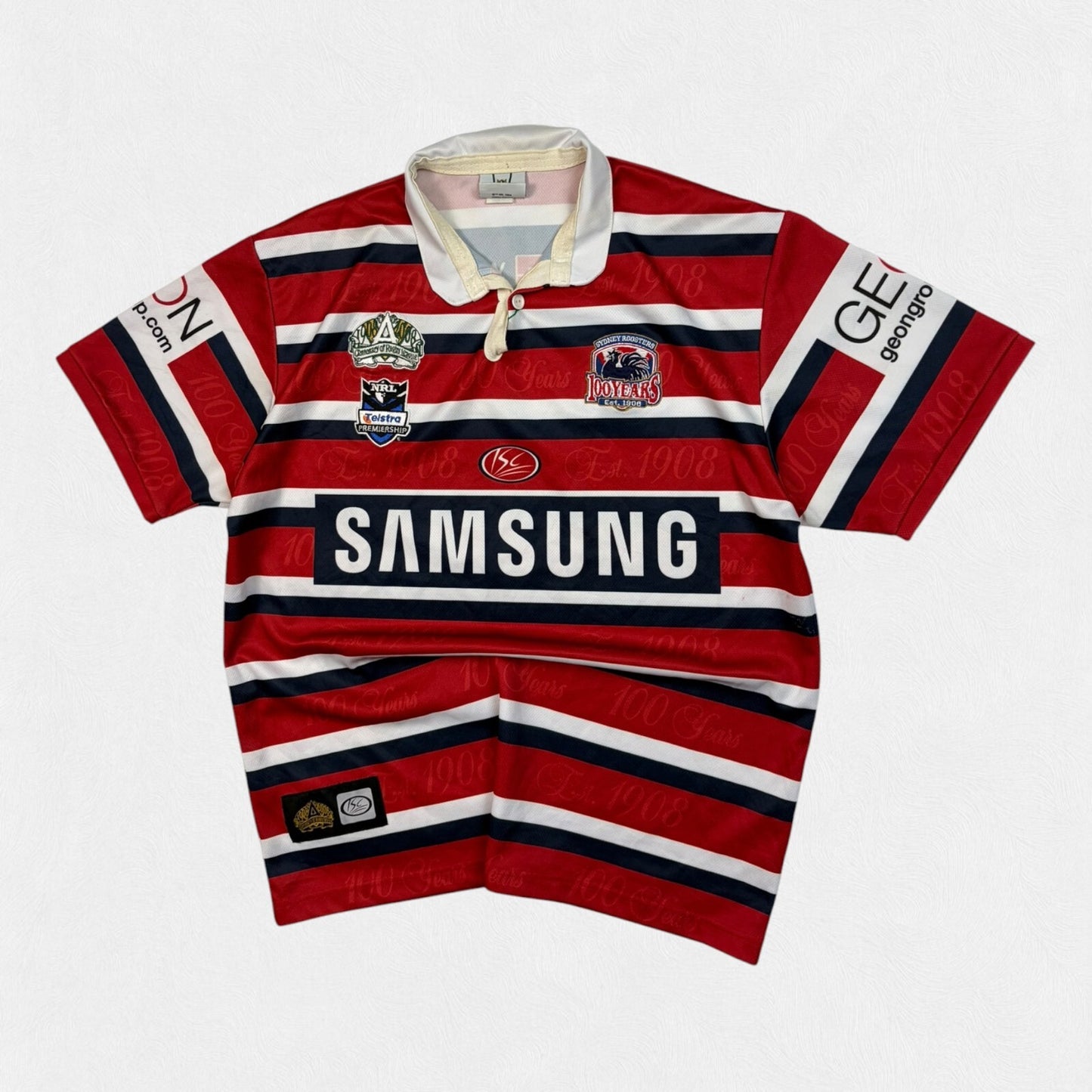 Vintage Sydney Roosters 2008 centenary rugby league shirt (XL)