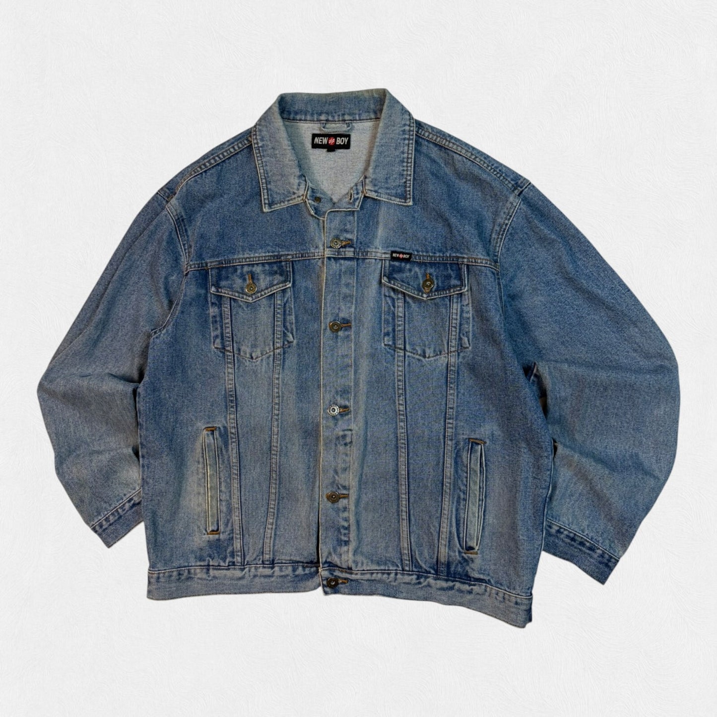 Vintage Y2K Hip hop denim jacket (XXL)