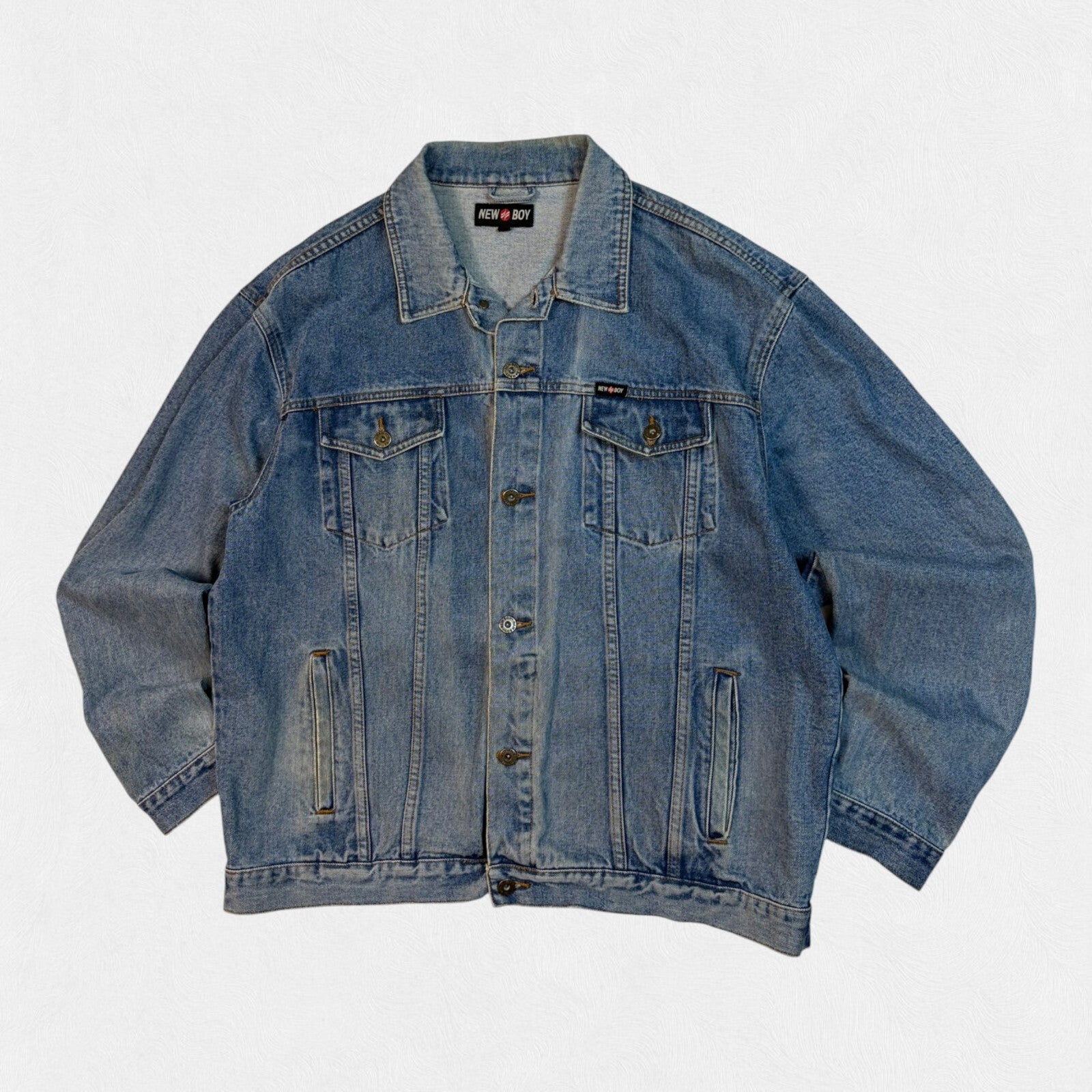 Vintage Y2K Hip hop denim jacket (XXL)