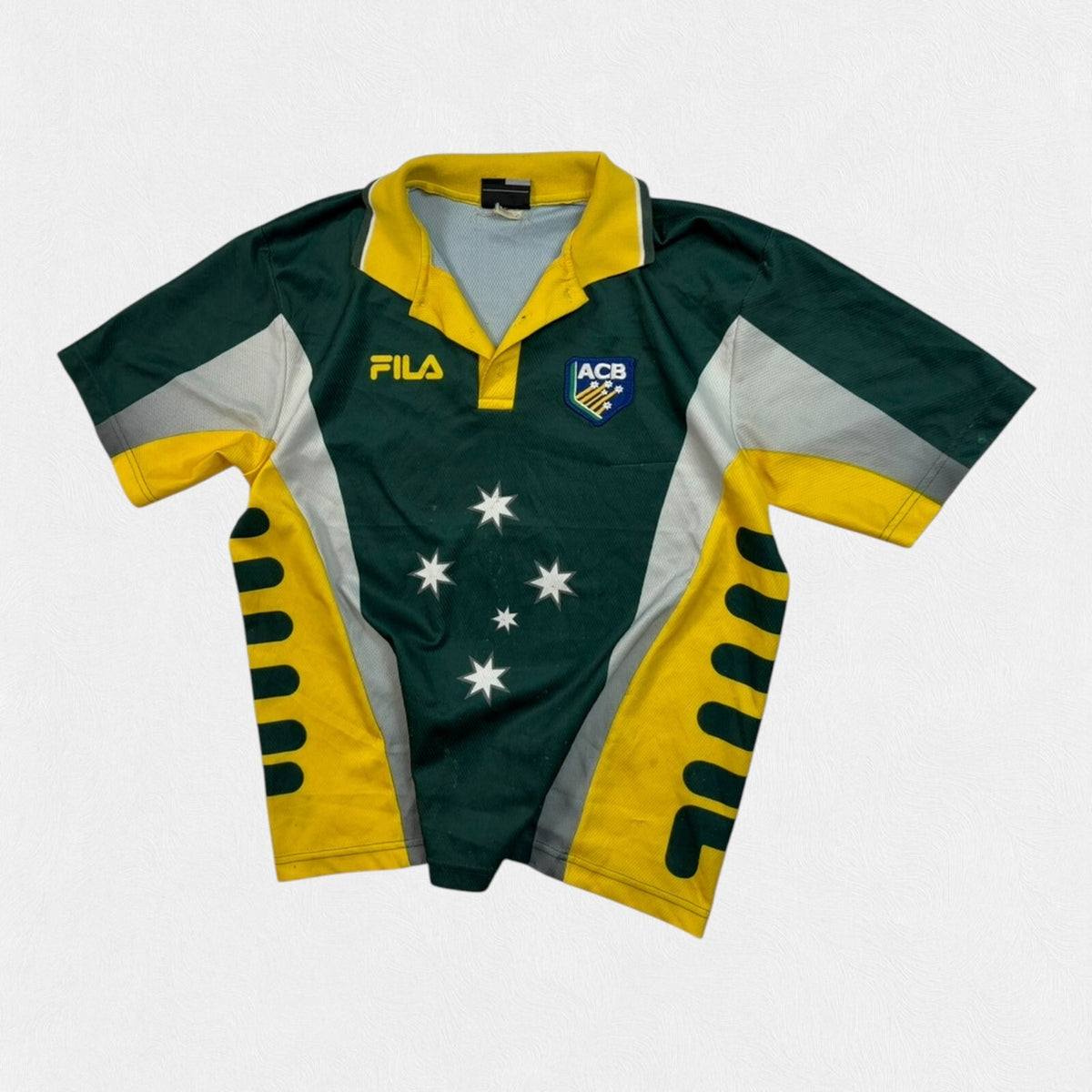 Vintage Australia 2002 Fila training cricket shirt (S)