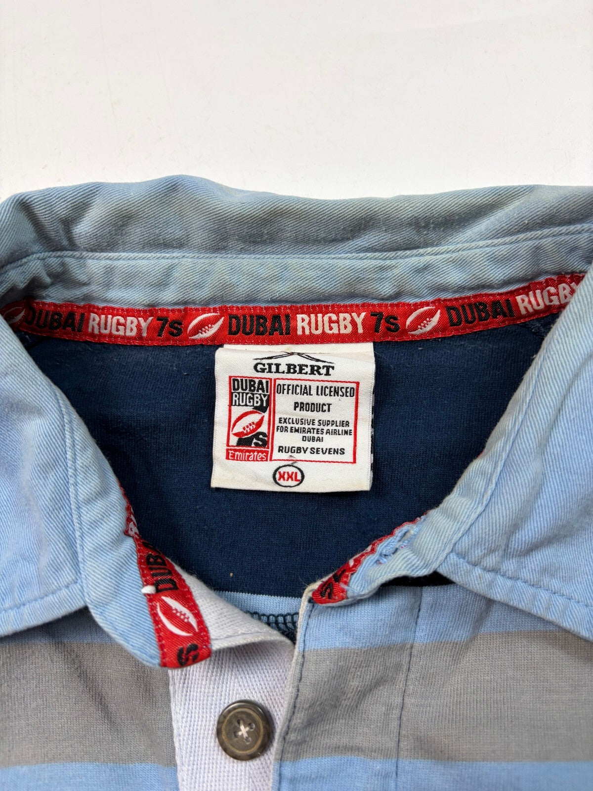 Vintage Dubai 7s Gilbert rugby shirt (XXL)