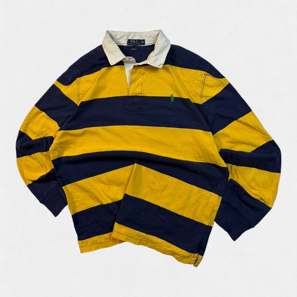 Ralph Lauren striped rugby polo shirt (XL)