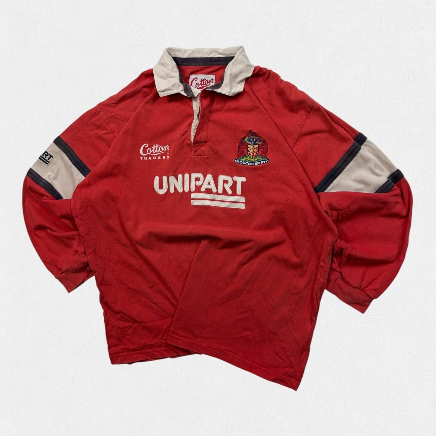 Vintage Gloucester 2000/01 Cotton Traders rugby shirt (XL)
