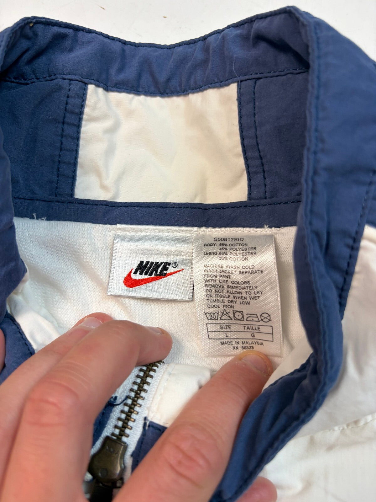 Vintage 90s Nike court track jacket (L)