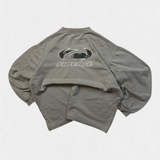 Vintage Y2K Ripcurl spell out surfwear sweatshirt (L)