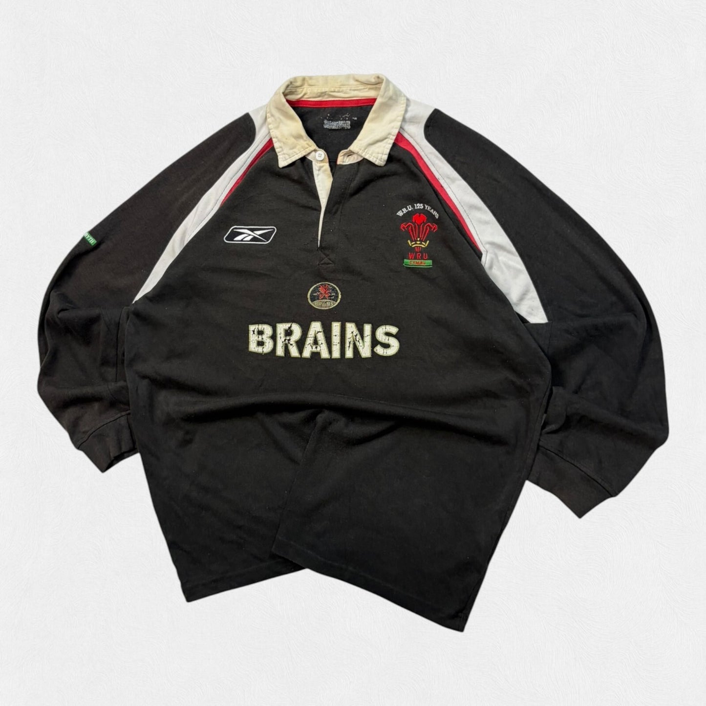 Vintage Wales 2005/06 Reebok 125 yr anniversary rugby shirt (XL)