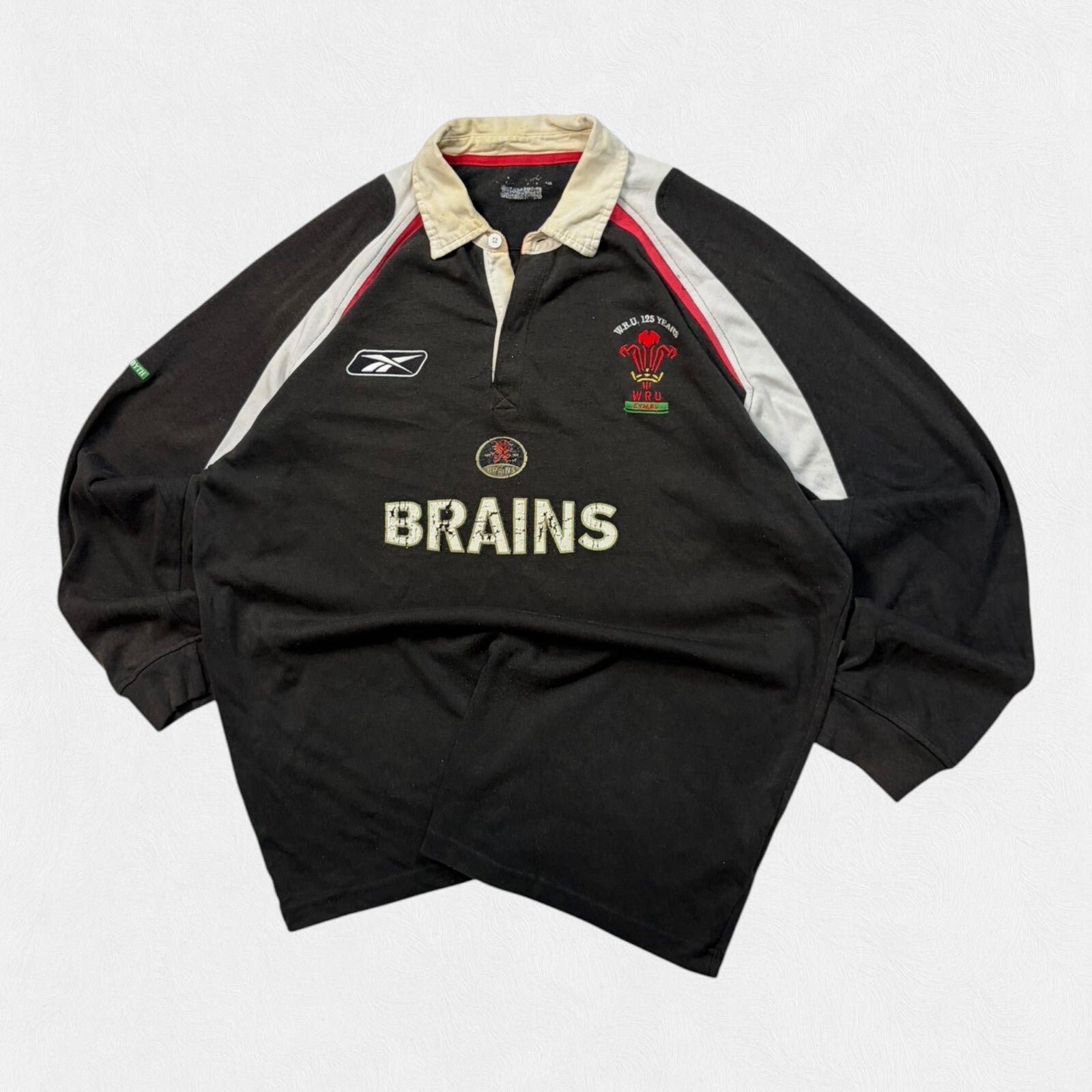 Vintage Wales 2005/06 Reebok 125 yr anniversary rugby shirt (XL)