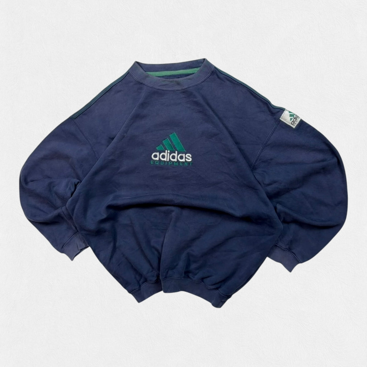 Vintage 90s adidas equipment centre logo sweatshirt (S)