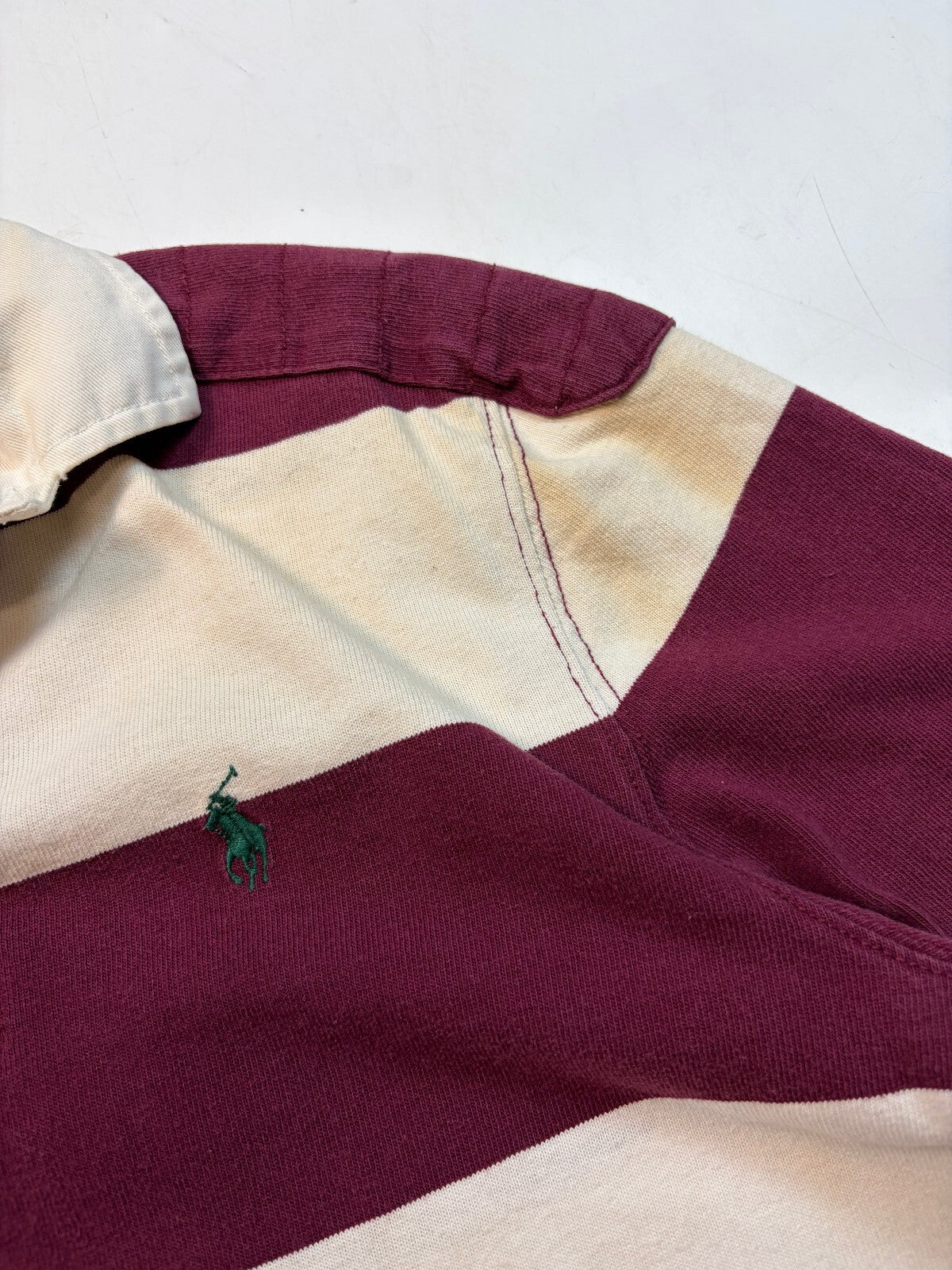 Ralph Lauren striped rugby polo shirt (L)