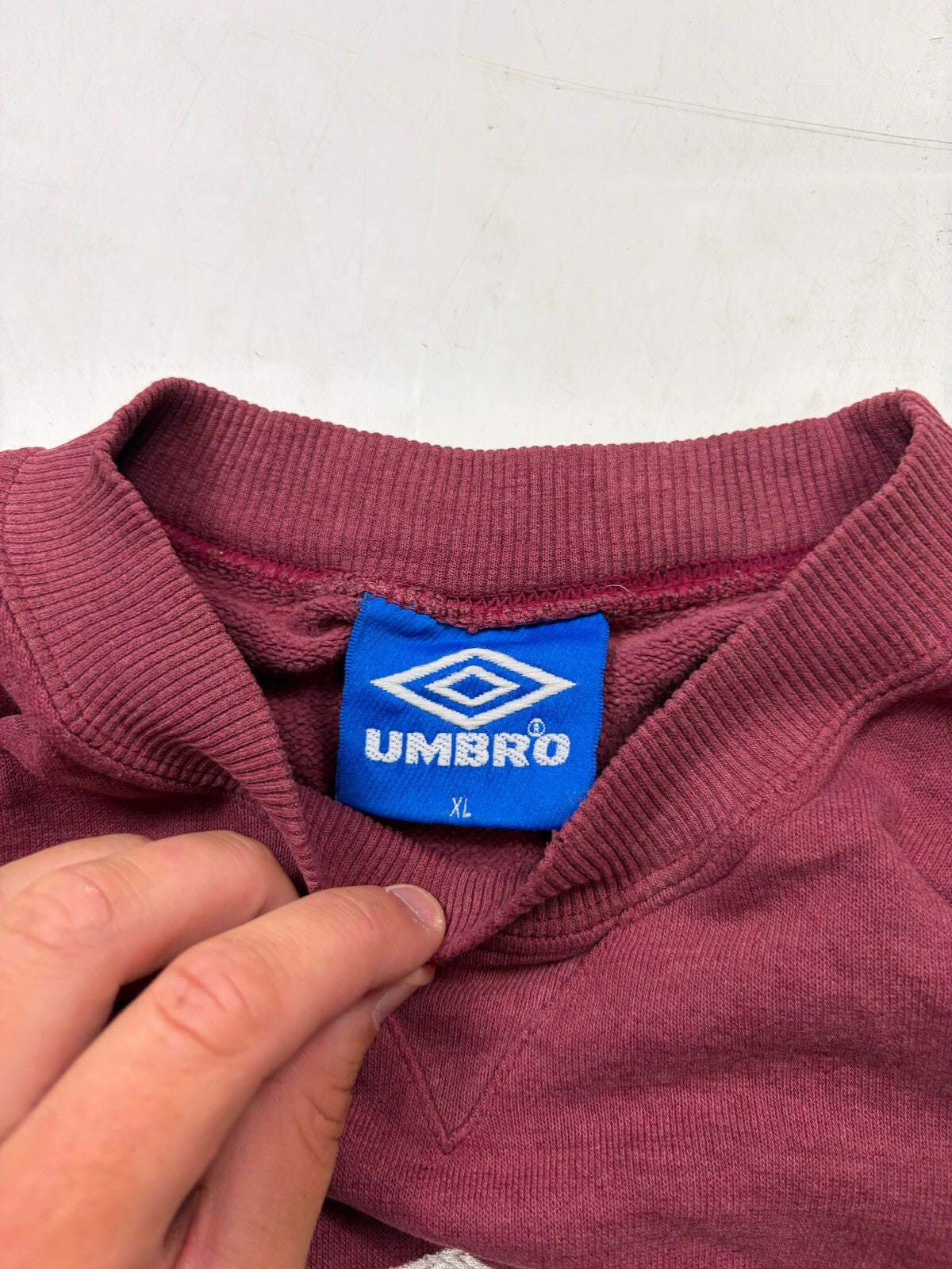 Vintage 90s Umbro pro training football centre logo sweatshirt (XL)