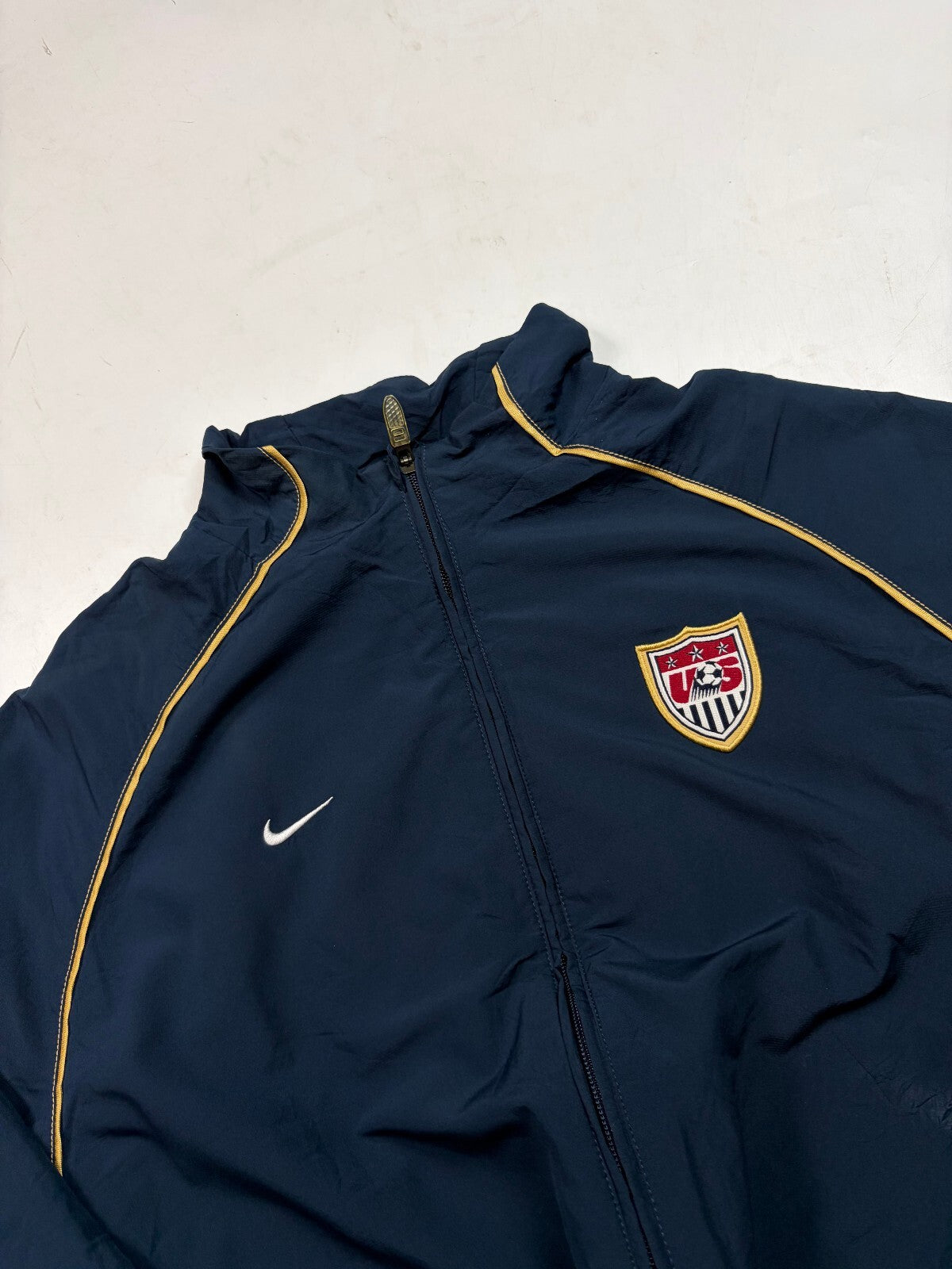 Vintage USA 2007/08 Nike football track jacket (YXL)