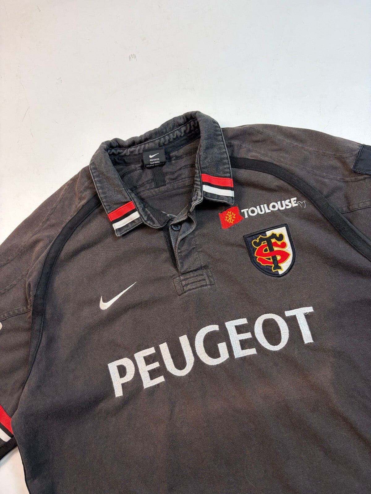 Vintage Stade Toulousain 2001/02 Nike player issue rugby shirt (L)
