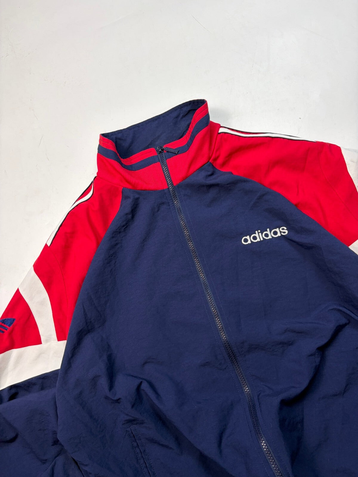 Vintage 90s Adidas originals colour block full tracksuit (L)