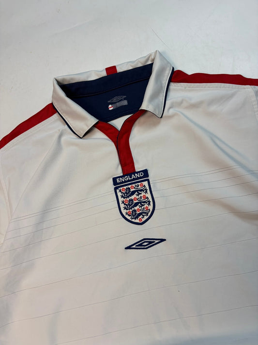 Vintage England 2003-05 Umbro home football shirt (M)