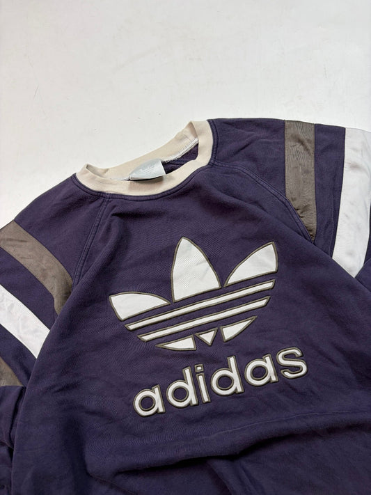 Vintage 90s adidas originals centre logo sweatshirt (XL)
