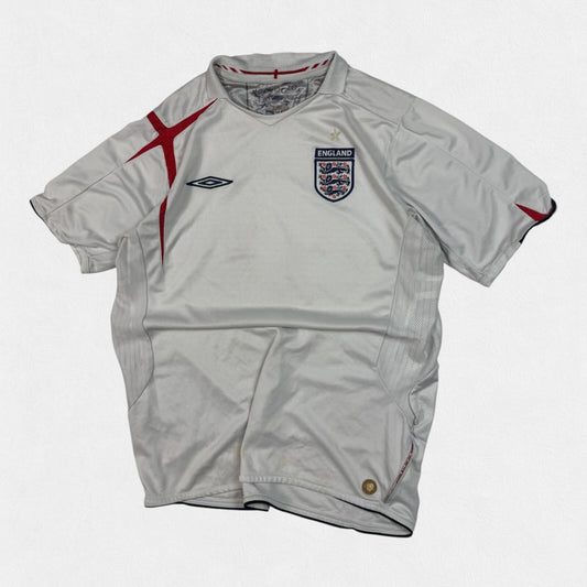 Vintage England 2005-07 Umbro home football shirt (L)