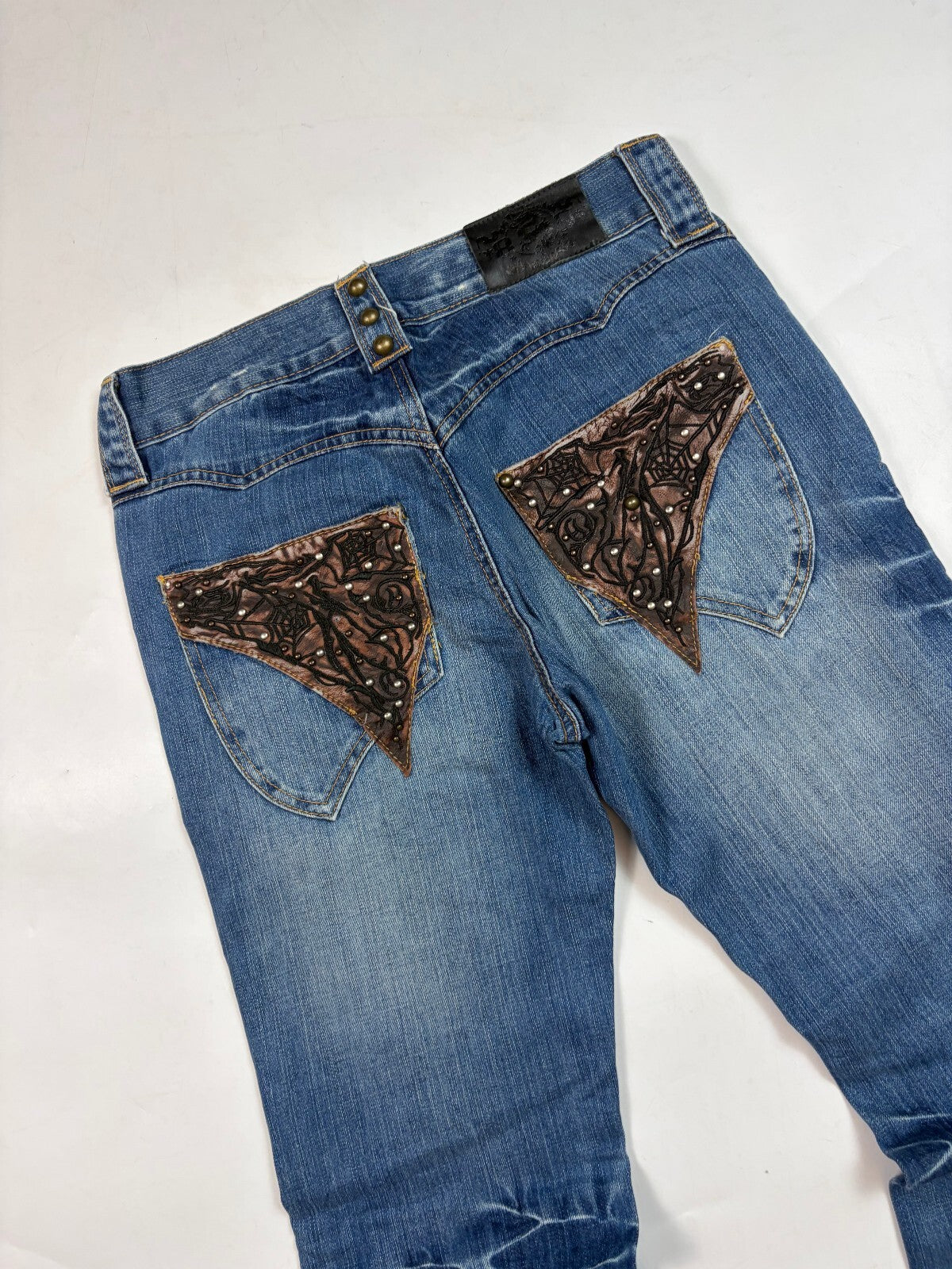 Vintage Y2K Big Train Japanese bootcut hip hop jeans (W32)