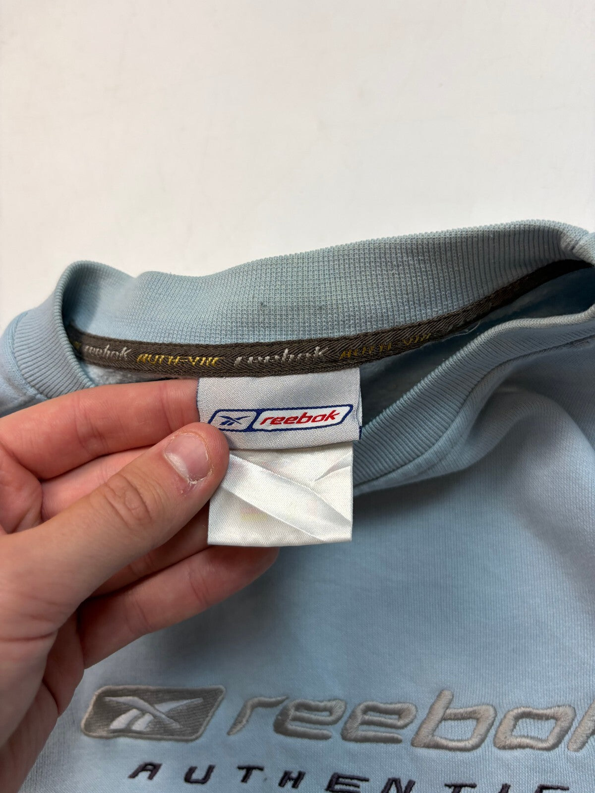 Vintage Reebok authentic spell out sweatshirt (S)