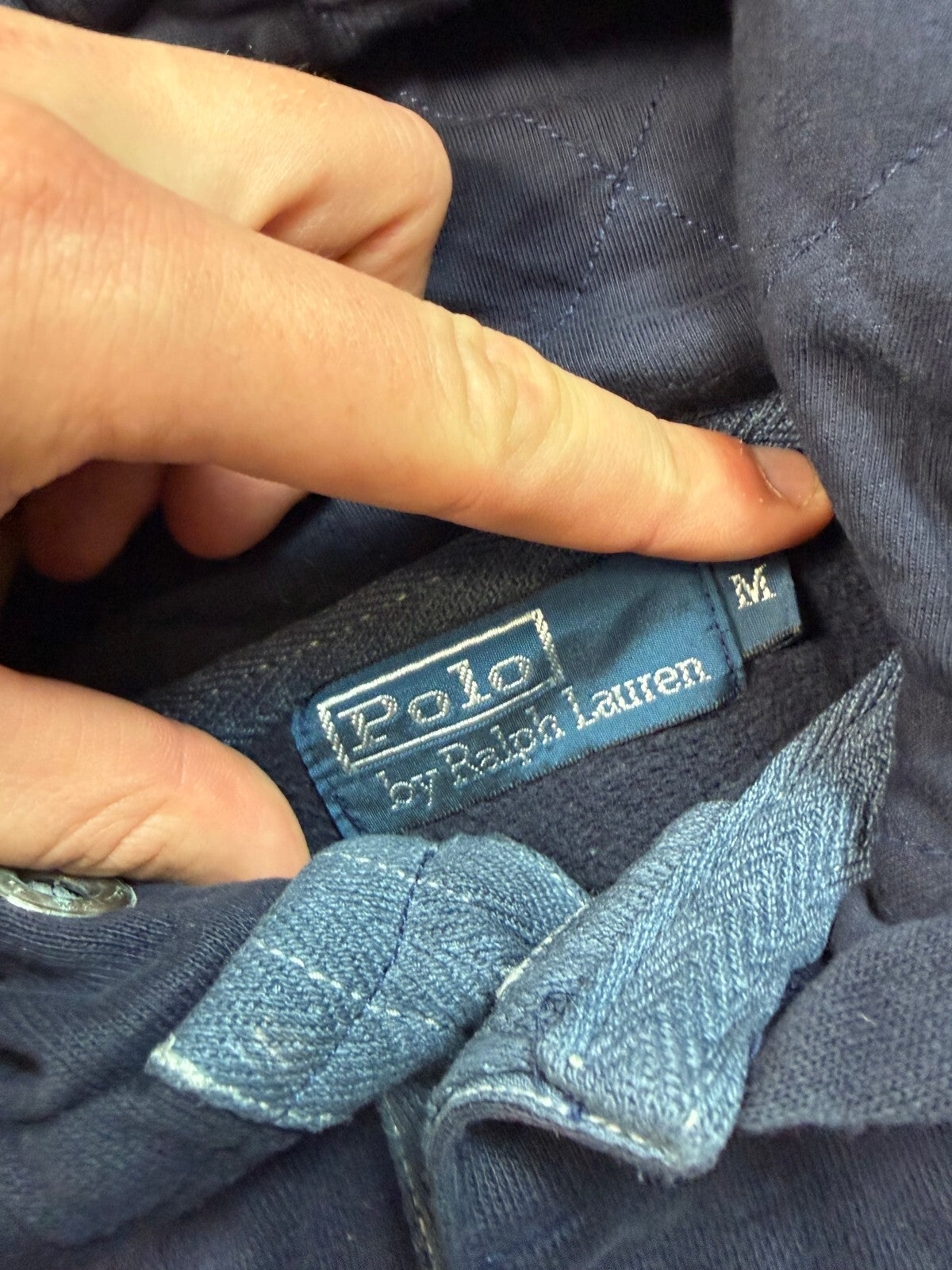 Vintage Ralph Lauren crest emblem hoodie (M)