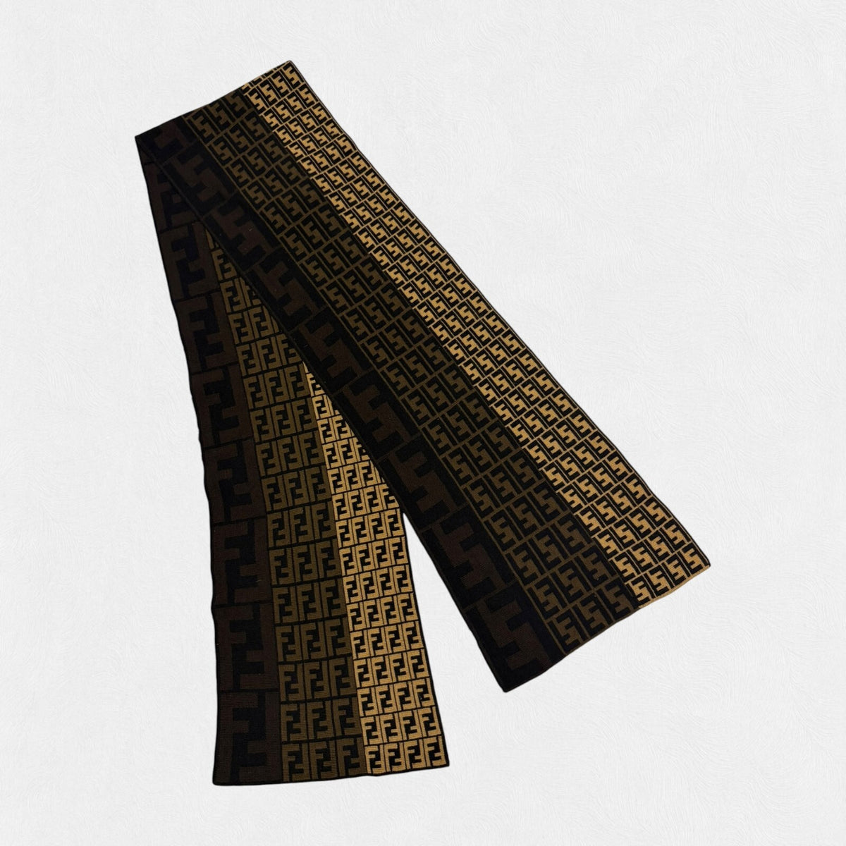 Fendi FF monogram wool scarf