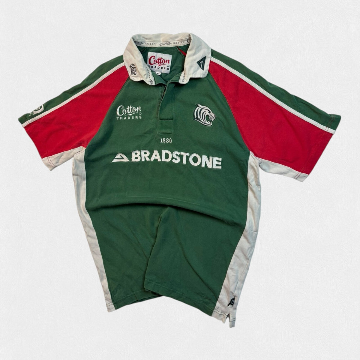 Vintage Leicester Tigers 2003/04 cotton traders rugby shirt (M)