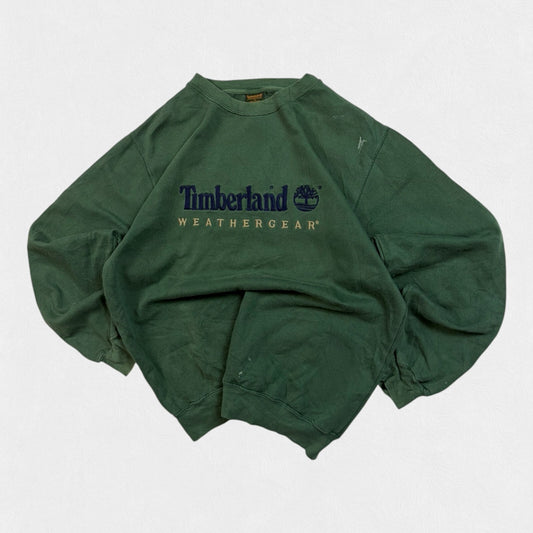 Vintage Timberland weathergear spell out sweatshirt (S)
