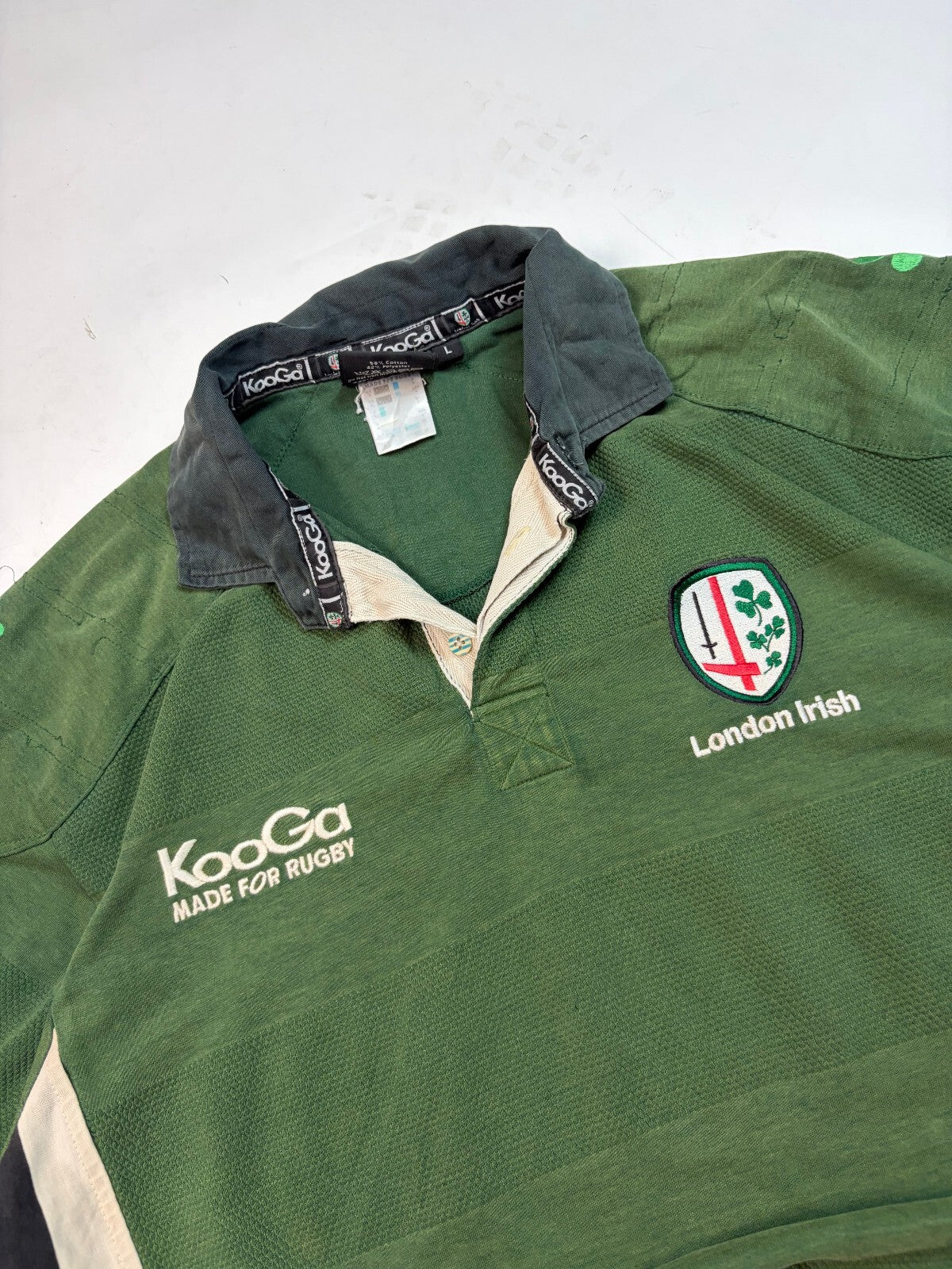Vintage London Irish 2001/02 Kooga rugby shirt (L)