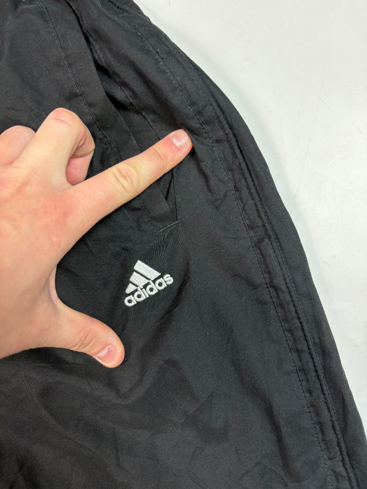 Vintage Y2K adidas baggy track pants (L)